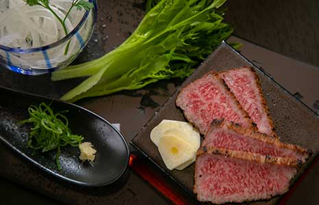 Tataki of Hida beef