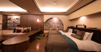 Premium suite with exclusive hot spring- TSUKISHIZUKU